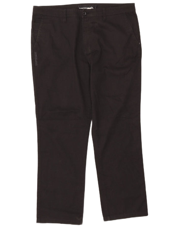 Calça Chino Masculina Reta QUIKSILVER W38 L31 Poliéster Preto