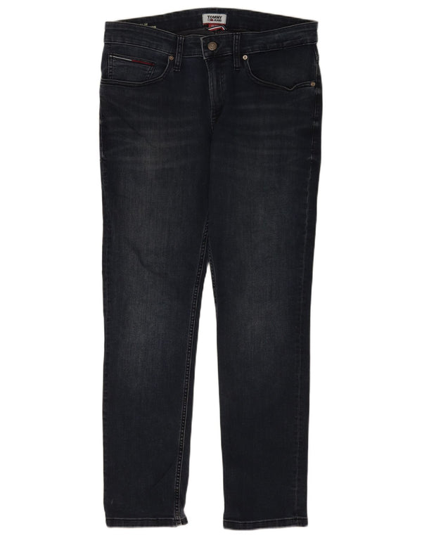 Tommy Hilfiger Masculino Scanton Slim Jeans W34 L32 Azul Marinho Algodão