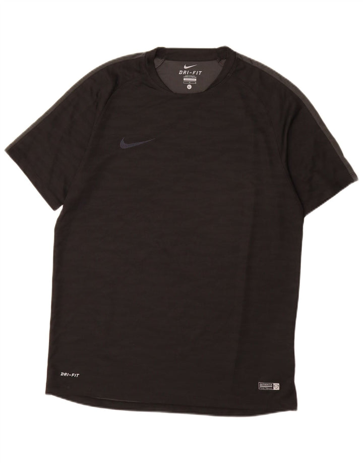 Camiseta Nike Masculina Dri Fit Top Grande Poliéster Preto