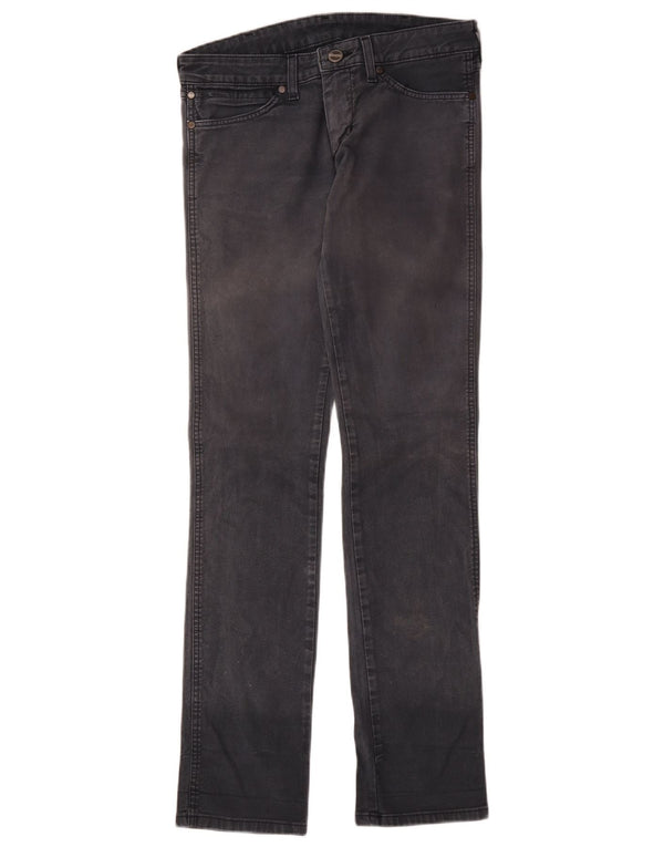 Wrangler Feminino Lia Slim Jeans W29 L34 Cinza Algodão