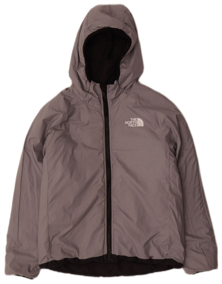 Jaqueta acolchoada com capuz para meninas THE NORTH FACE 9-10 anos médio preto