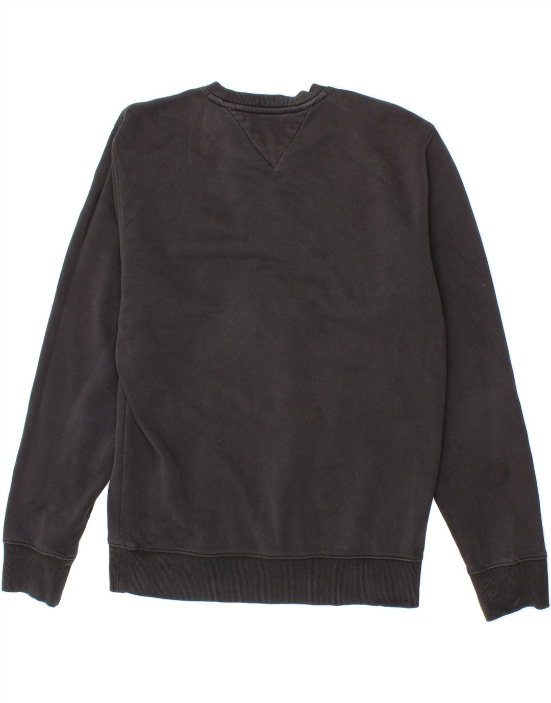 TOMMY HILFIGER Mens Sweatshirt Jumper Medium Black Cotton Vintage Tommy Hilfiger and Second-Hand Tommy Hilfiger from Messina Hembry 