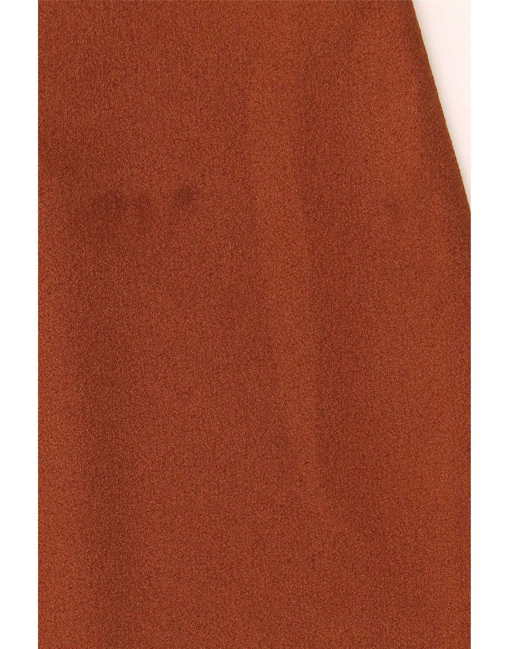 Próximo Vestido feminino sem mangas com bainha UK 16 grande poliéster marrom