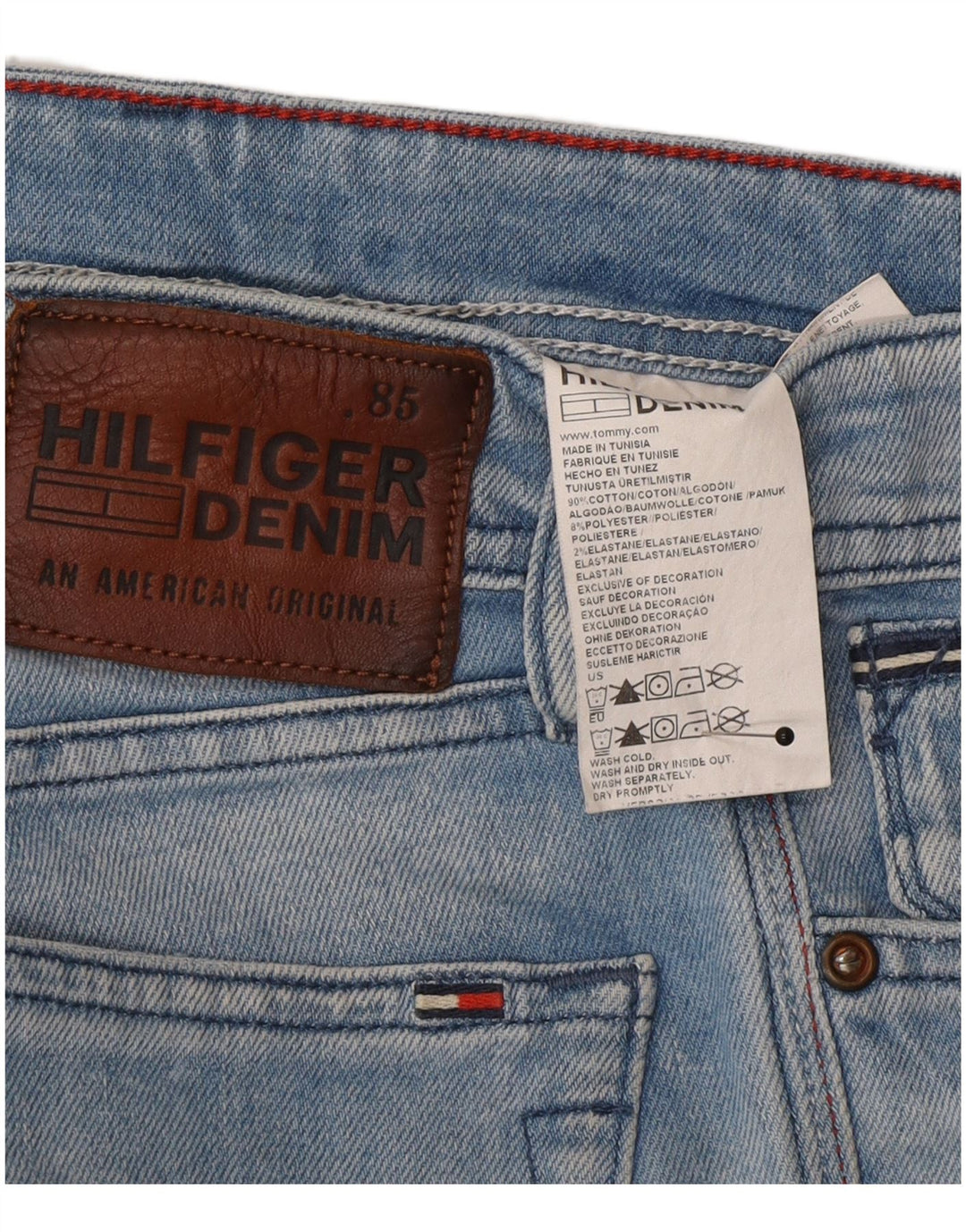Tommy Hilfiger Jeans Slim Feminino W29 L32 Azul Algodão