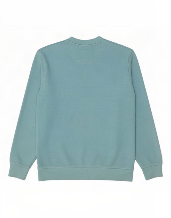 Crew Clothing Mens Moletom Jumper Médio Algodão Azul