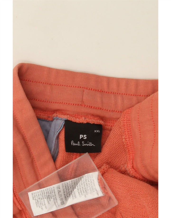 PAUL SMITH Shorts esportivos masculinos 2XL algodão laranja