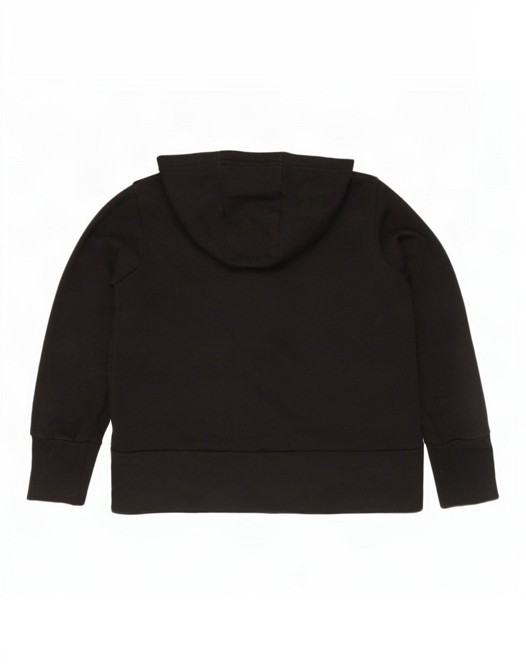 Suéter Nike feminino Dri Fit Zip com capuz Reino Unido 16 grande poliéster preto
