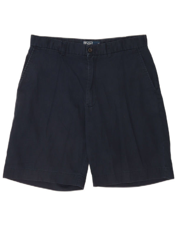 Polo Ralph Lauren Mens Chino Shorts W32 Médio Algodão Azul Marinho