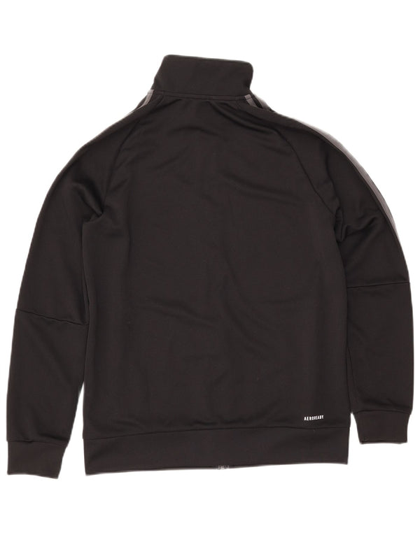 ADIDAS Boys Primegreen Tracksuit Top Jacket 13-14 Anos Preto Poliéster