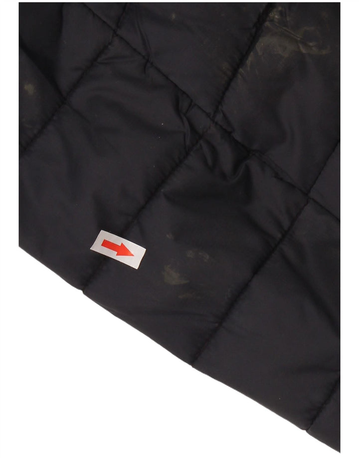 Jaqueta acolchoada masculina FAT FACE UK 38 nylon azul marinho médio