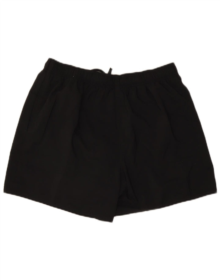 Shorts esportivos masculinos Adidas grande poliéster preto