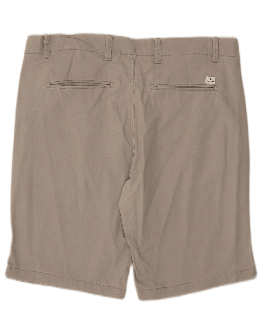 Shorts Chino Masculino Regular Jack & Jones XL W38 Algodão Cinza