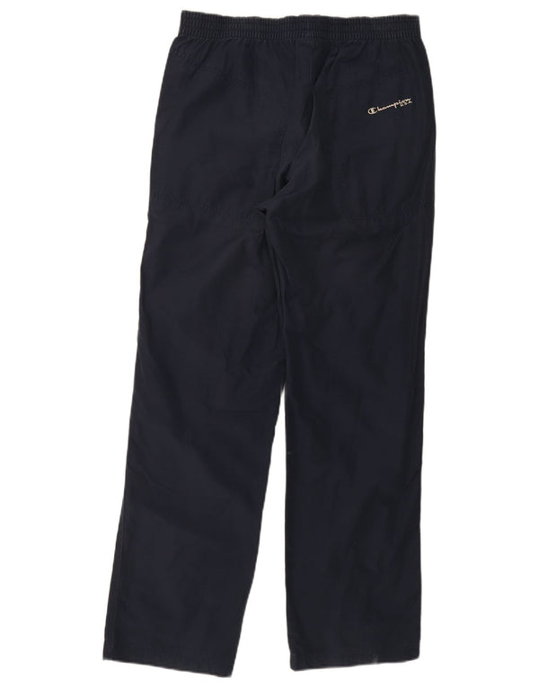 Calça corta-vento reta masculina Champion médio W34 L30 azul marinho esportivo