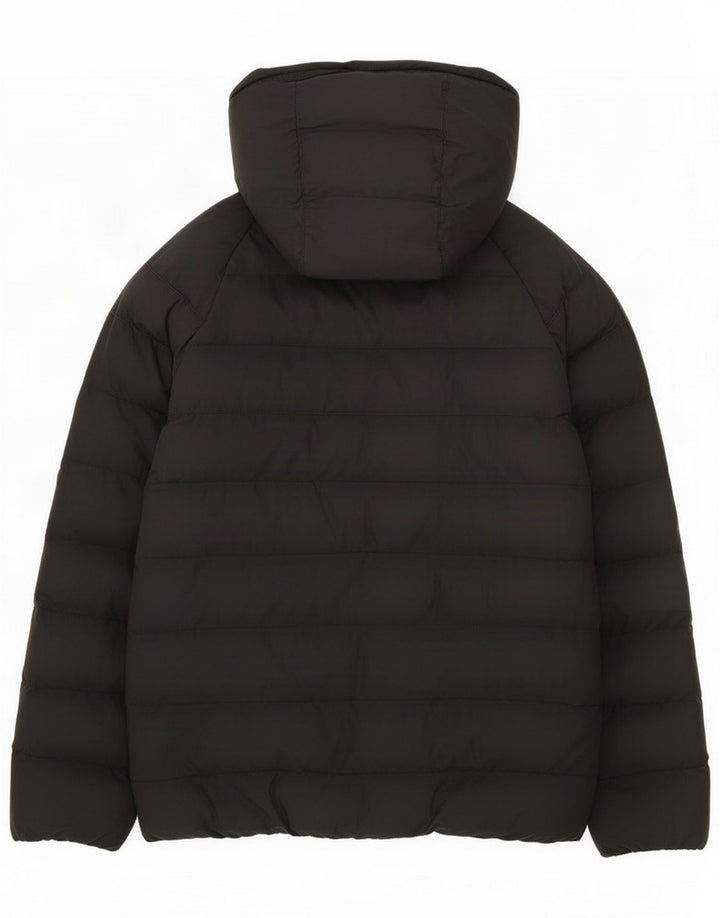 Jaqueta acolchoada com capuz Nike Boys 10-11 anos poliéster preto médio