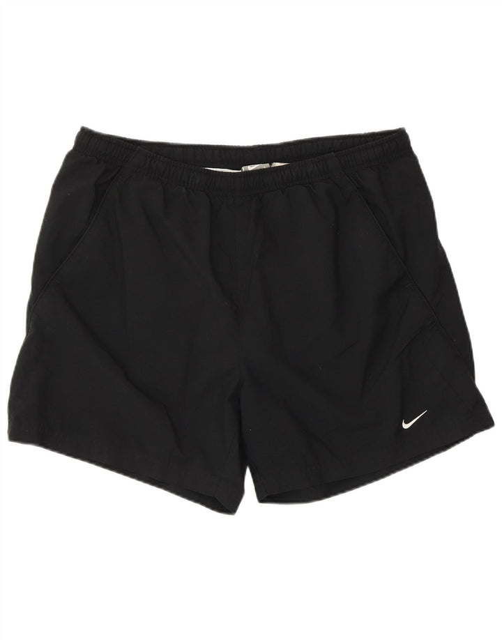 Shorts esportivos masculinos NIKE poliéster preto grande
