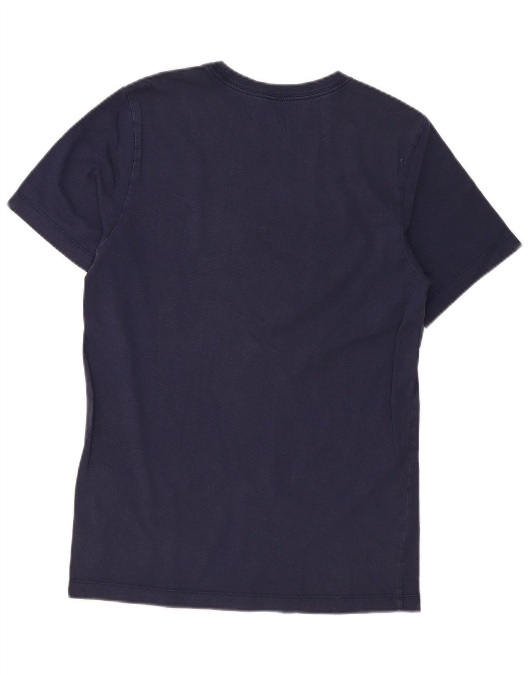 Camiseta Nike masculina gráfica top pequeno algodão azul marinho