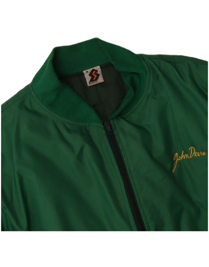 Jaqueta bomber masculina John Deere Loose Fit UK 38 poliamida verde médio