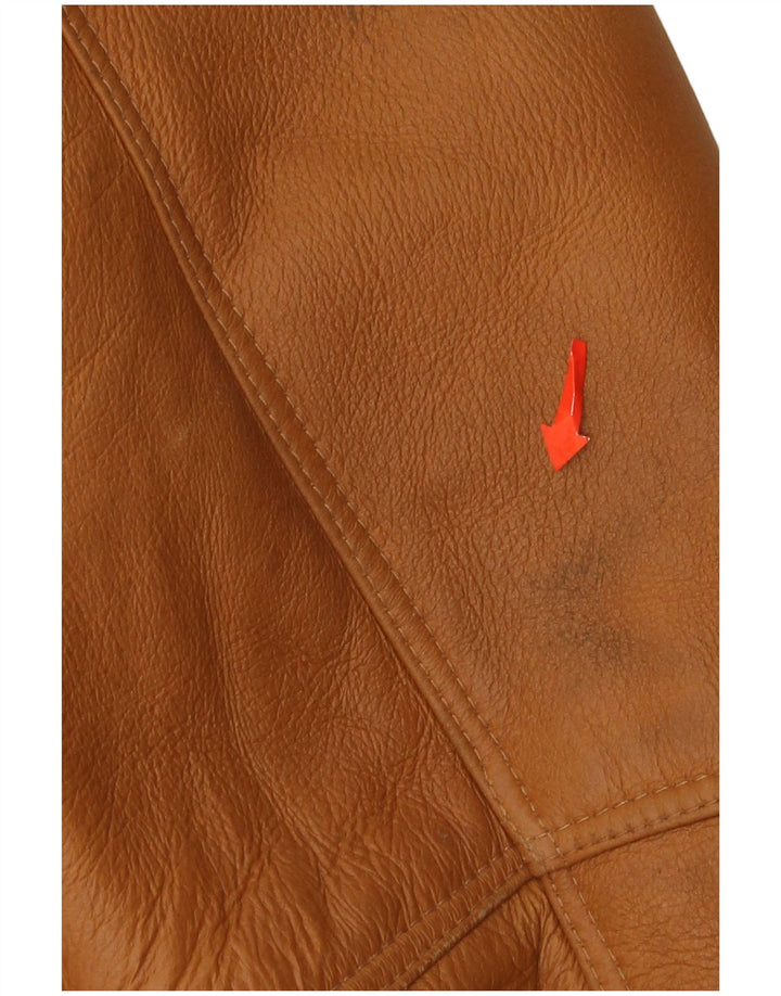 Jaqueta masculina Vinci Shearling IT 50 grande marrom shearling