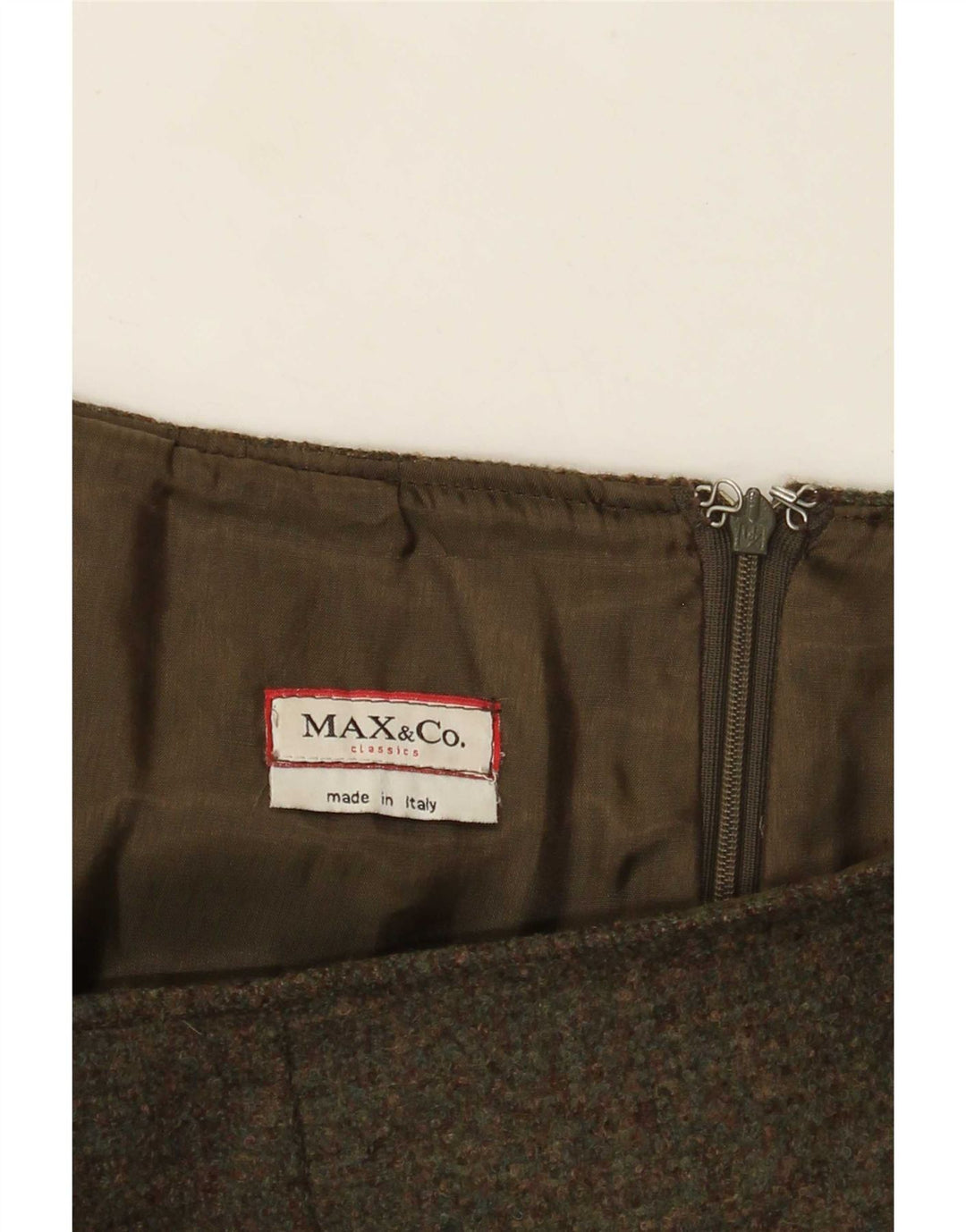 Max&Co. Saia feminina linha A W32 grande cáqui