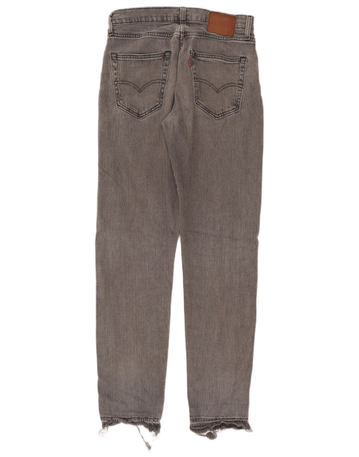Levi's Mens Slim Jeans W28 L32 Cinza Algodão