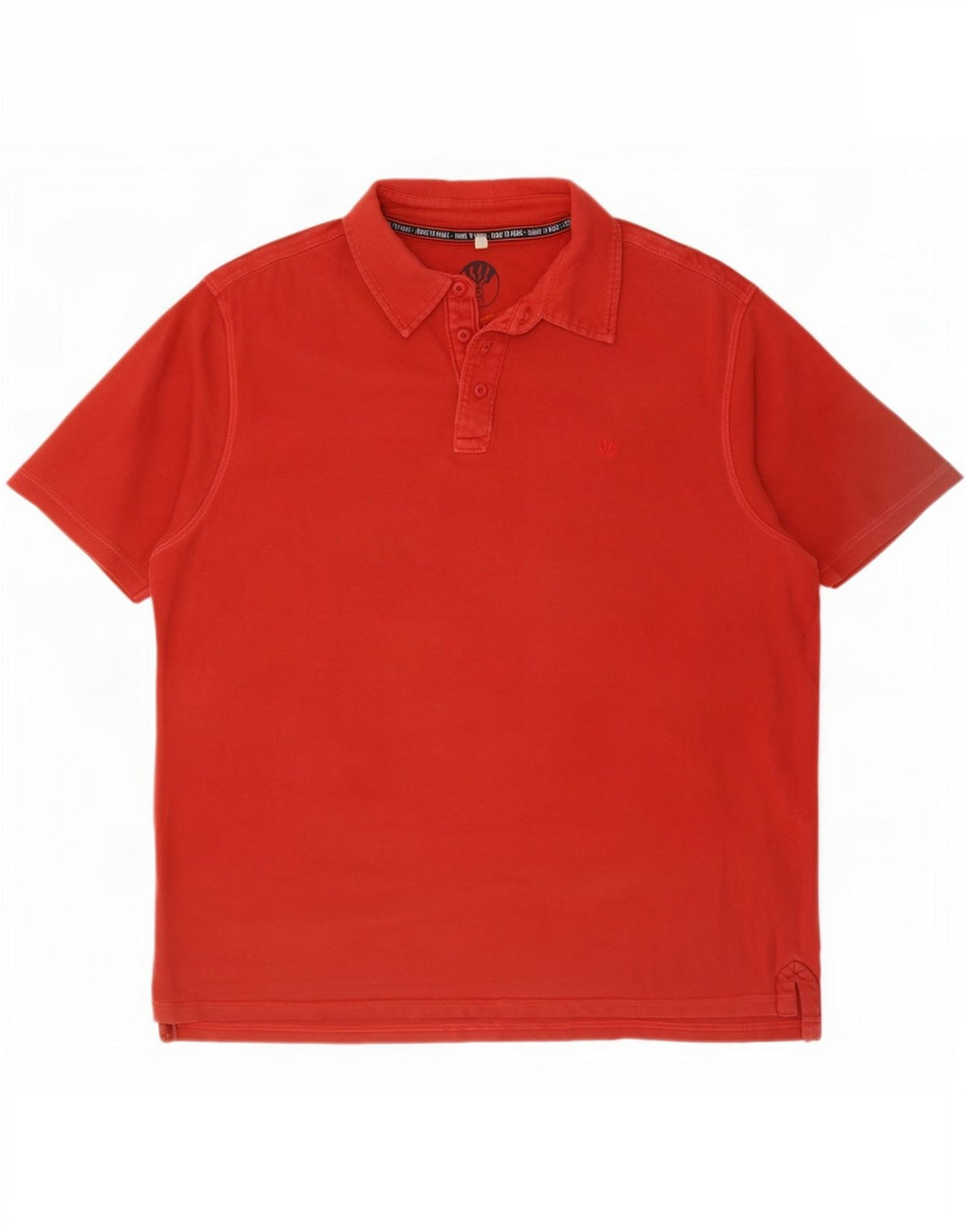 Camisa polo masculina de rugby Timberland grande algodão vermelho