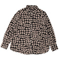 Blusa feminina MARKS & SPENCER UK 14 grande preta houndstooth