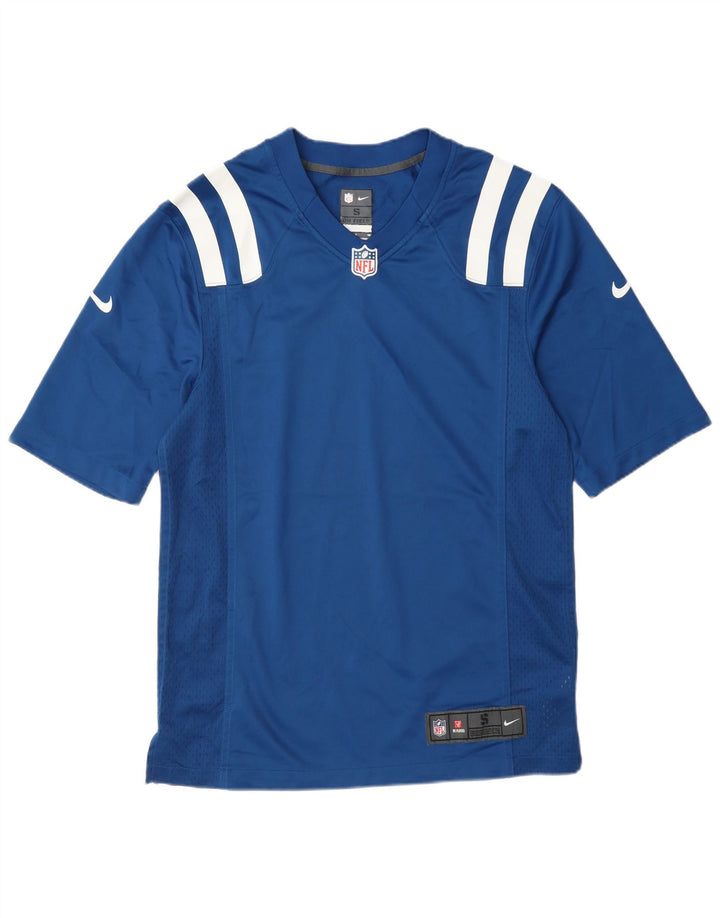 Camiseta Nike masculina gráfica top pequeno azul poliéster