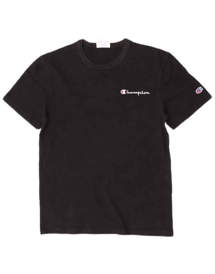 Camiseta Champion Masculina Heritage Top Pequeno Algodão Preto
