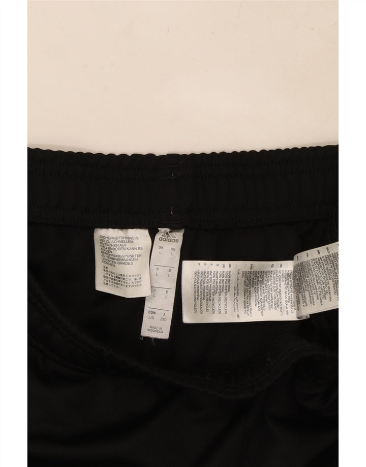 ADIDAS Mens Dri Fit Calças de Treino Grande Poliéster Preto