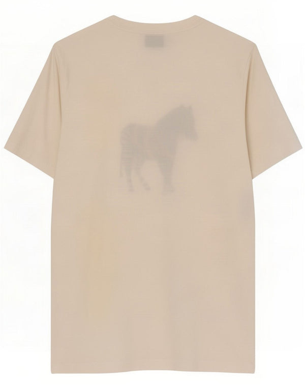 Camiseta masculina Paul Smith com estampa gráfica pequena de algodão branco