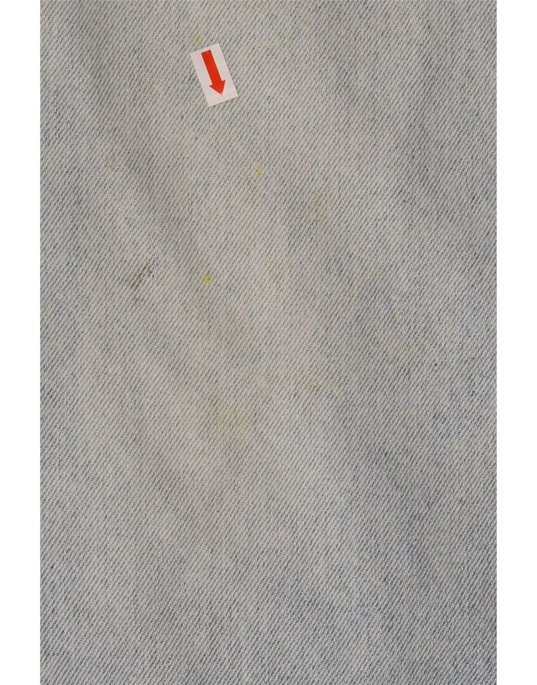 Jeans retos masculinos vintage W34 L30 algodão azul