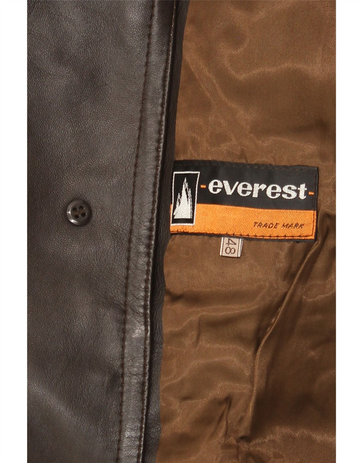 Jaqueta de couro feminina Everest IT 48 XL marrom