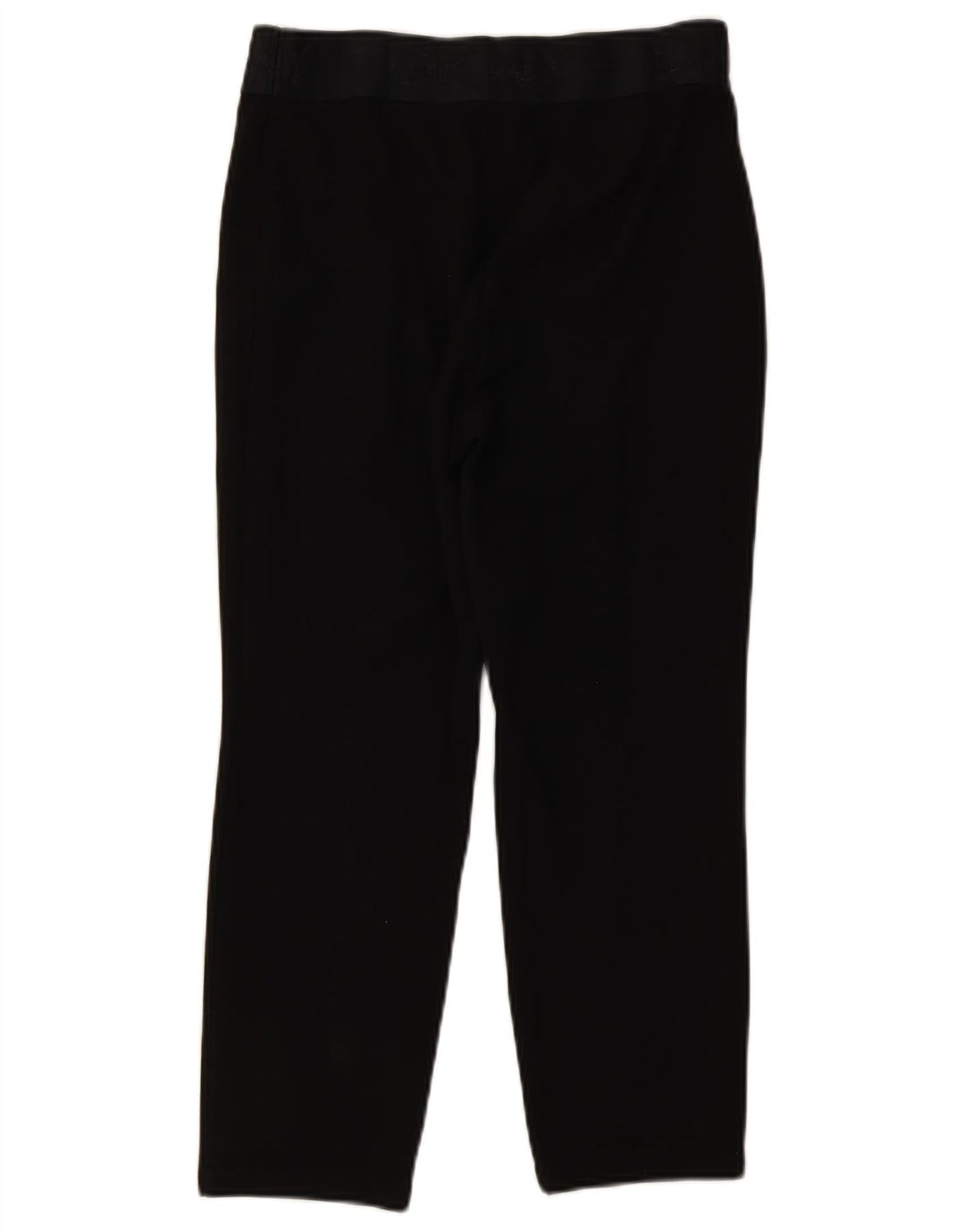 Calça feminina cortada gráfica Dkny grande W32 L24 preto rayon