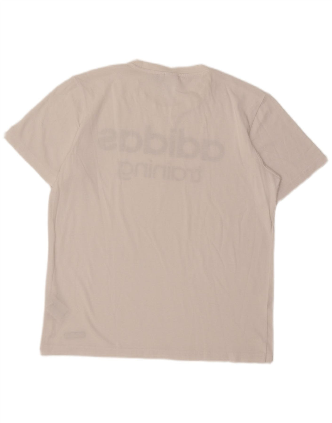 Adidas Mens Climalite Graphic Camiseta Top Médio Algodão Branco