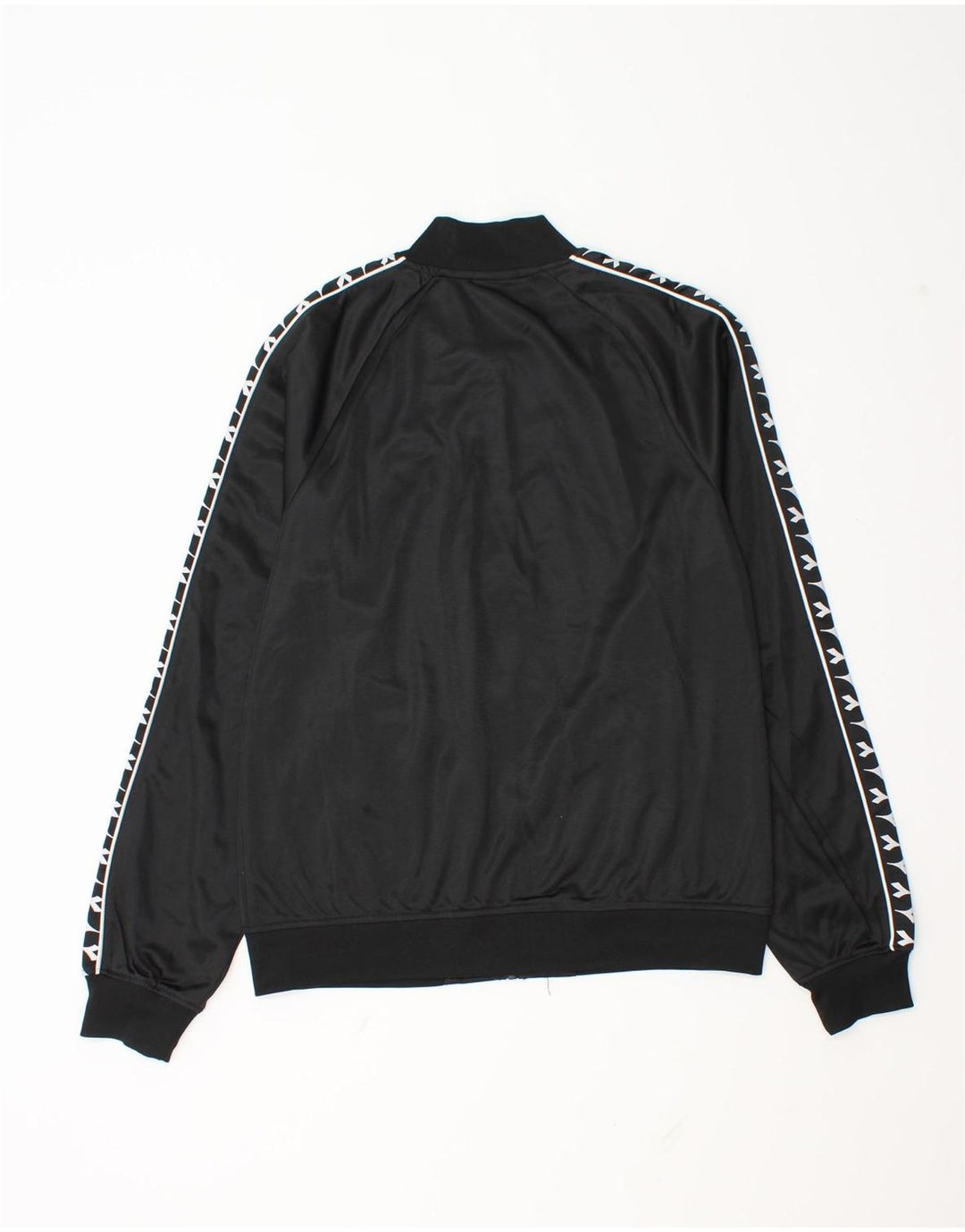 Diadora Mens Graphic Tracksuit Top Jacket Pequeno Preto