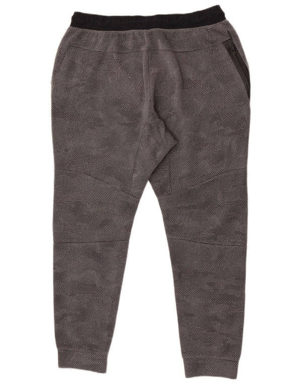 Calça de treino masculina Nike joggers grande algodão cinza