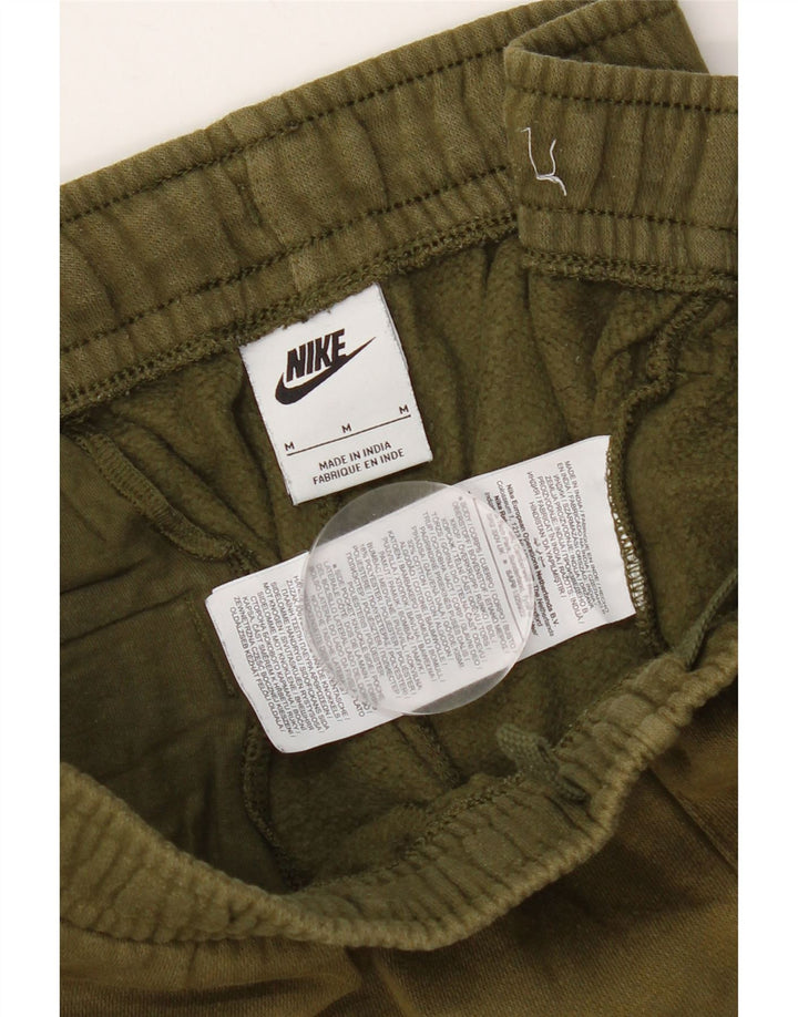 Calça de treino masculina Nike joggers médio cáqui algodão