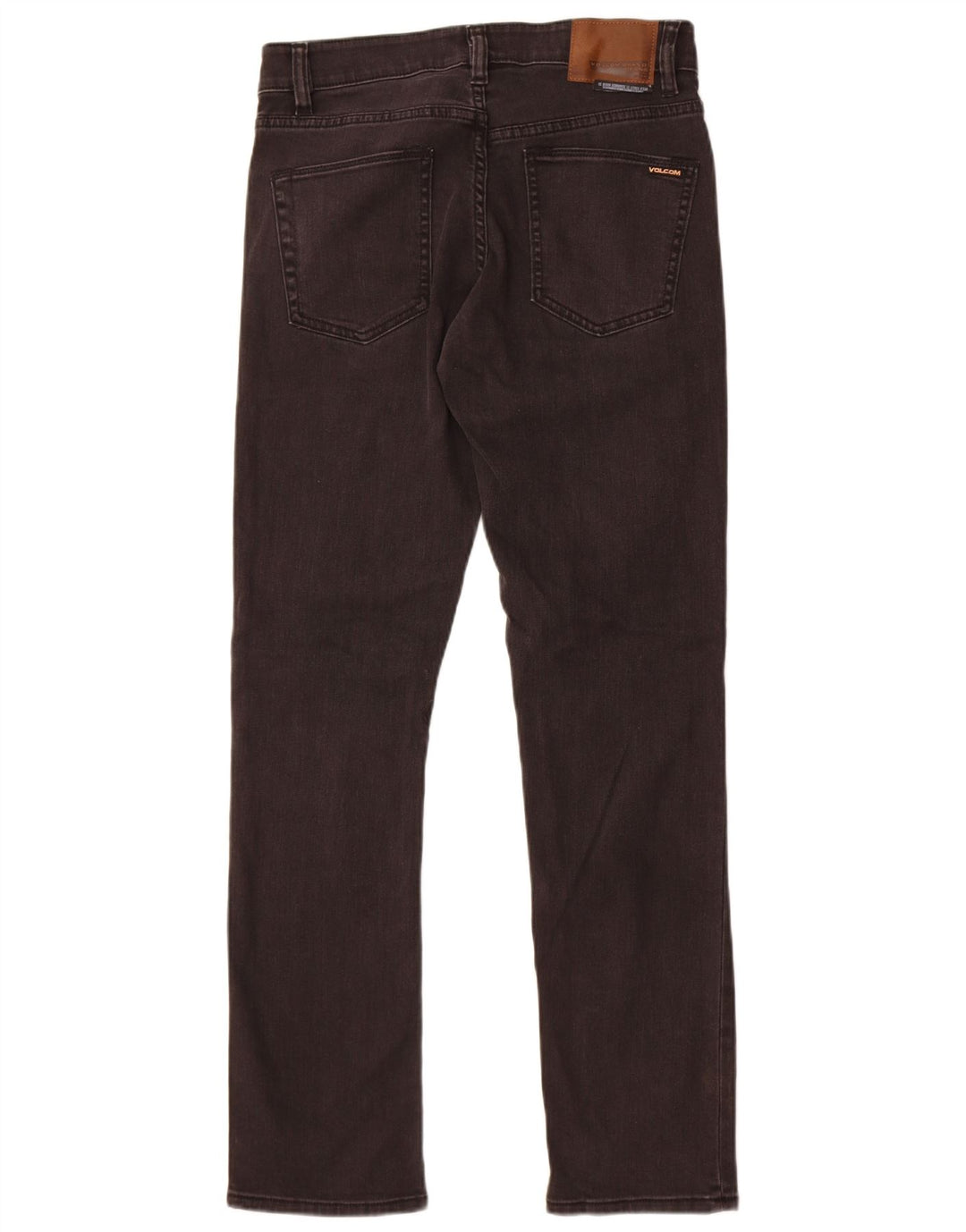 Volcom Masculino Vorta Slim Straight Jeans W28 L31 Algodão Preto