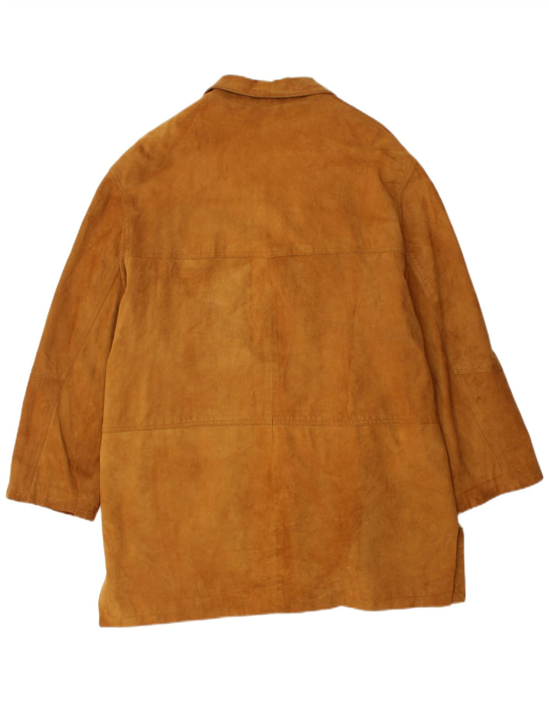 Jaqueta feminina VINTAGE de camurça UK 18 XL couro marrom