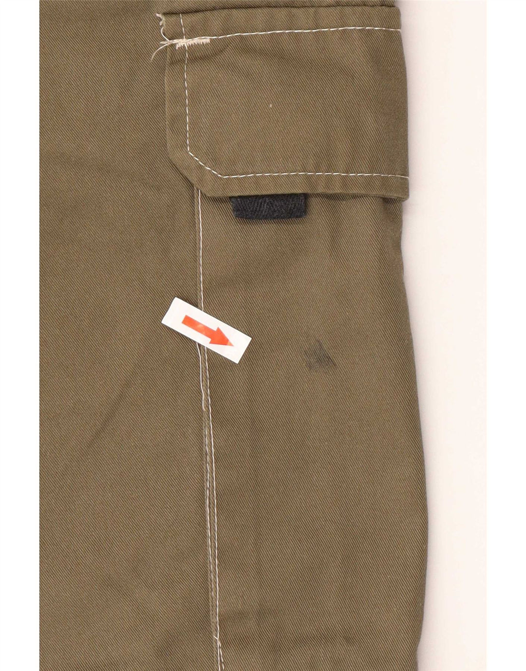 Shorts cargo masculino básico XL W38 poliéster cáqui
