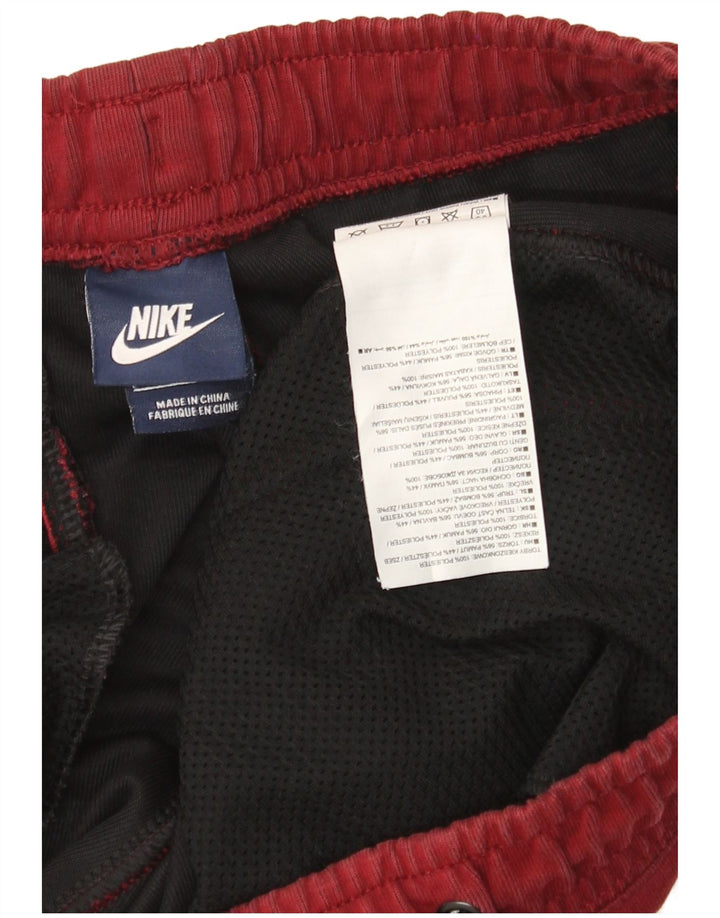 Calça de treino masculina Nike joggers grande poliéster cor de vinho