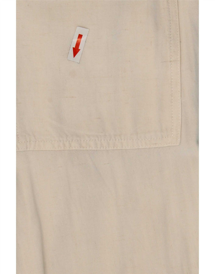 Calça jogger feminina Zara Cargo pequena W26 L27 branca