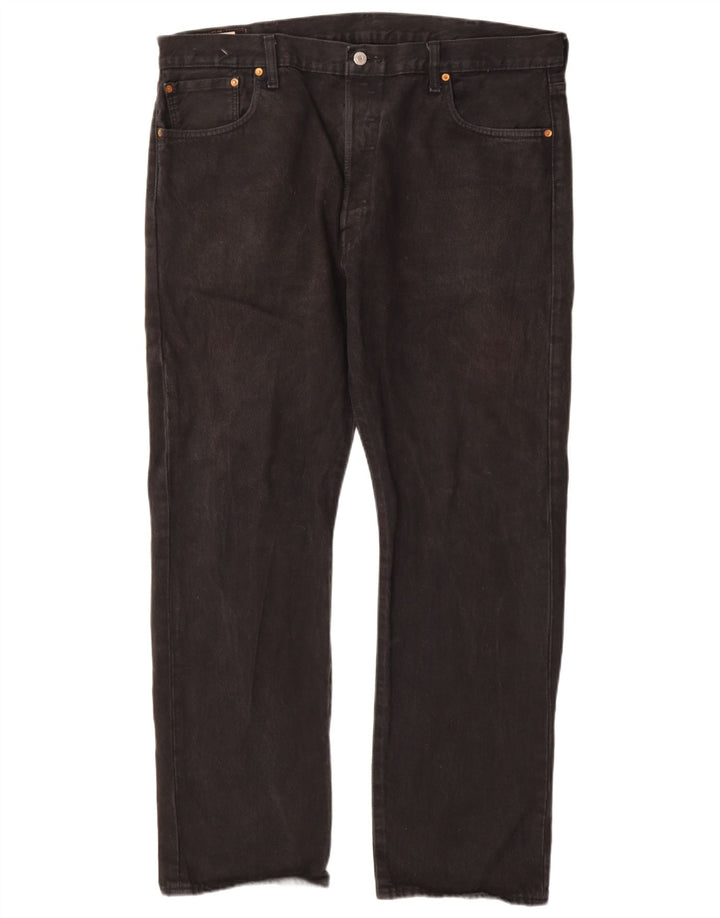 Jeans Levi's 501 Straight Masculino W40 L32 Algodão Preto