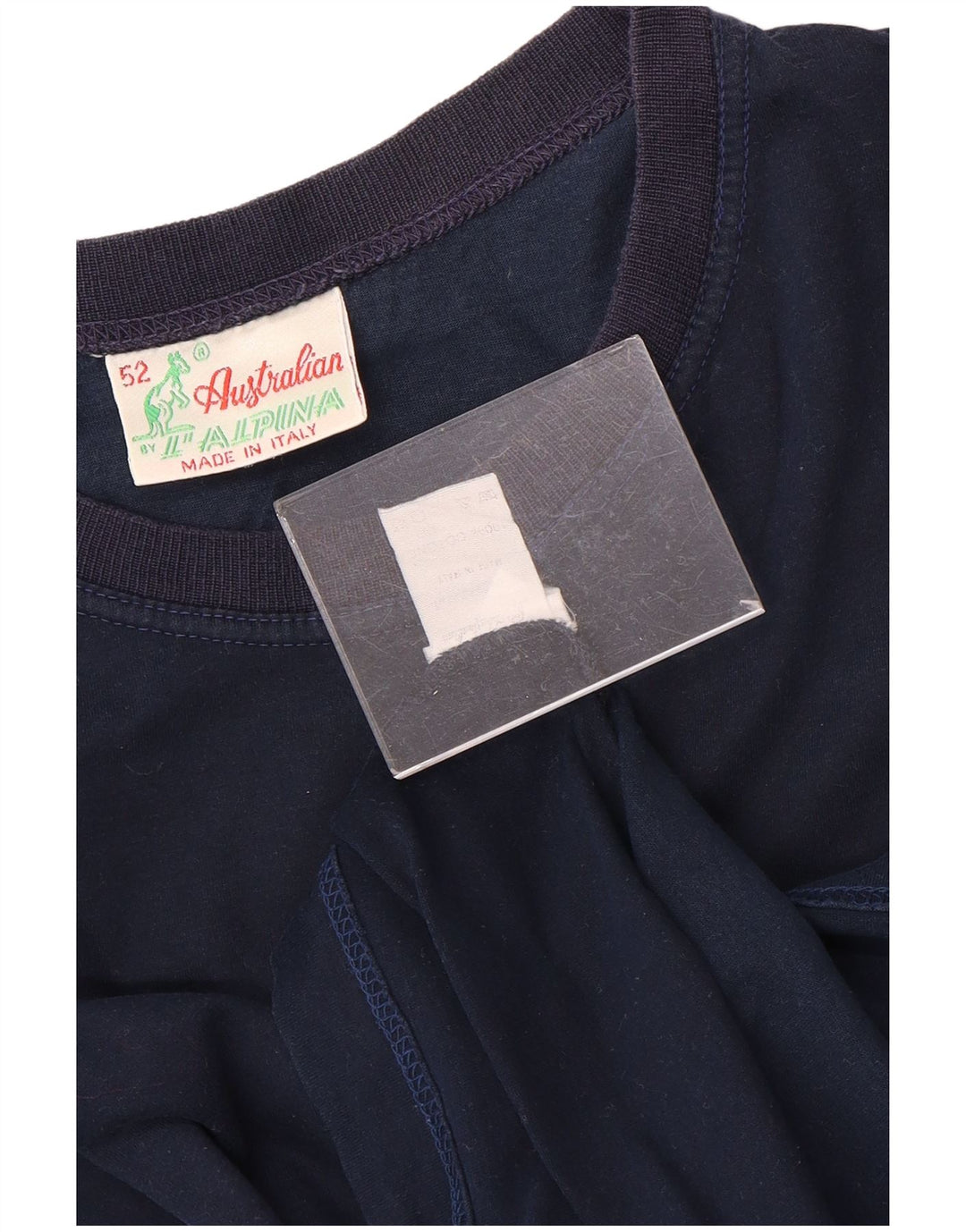 Camiseta gráfica masculina AUSTRALIAN L'ALPINA Top IT 52 grande algodão azul marinho