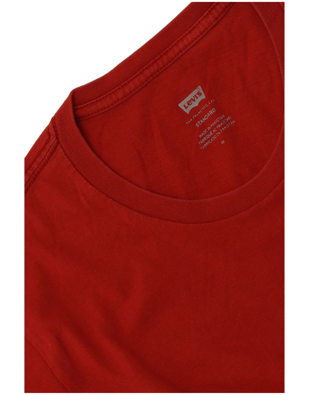 Camiseta masculina padrão Levi's Top médio vermelho