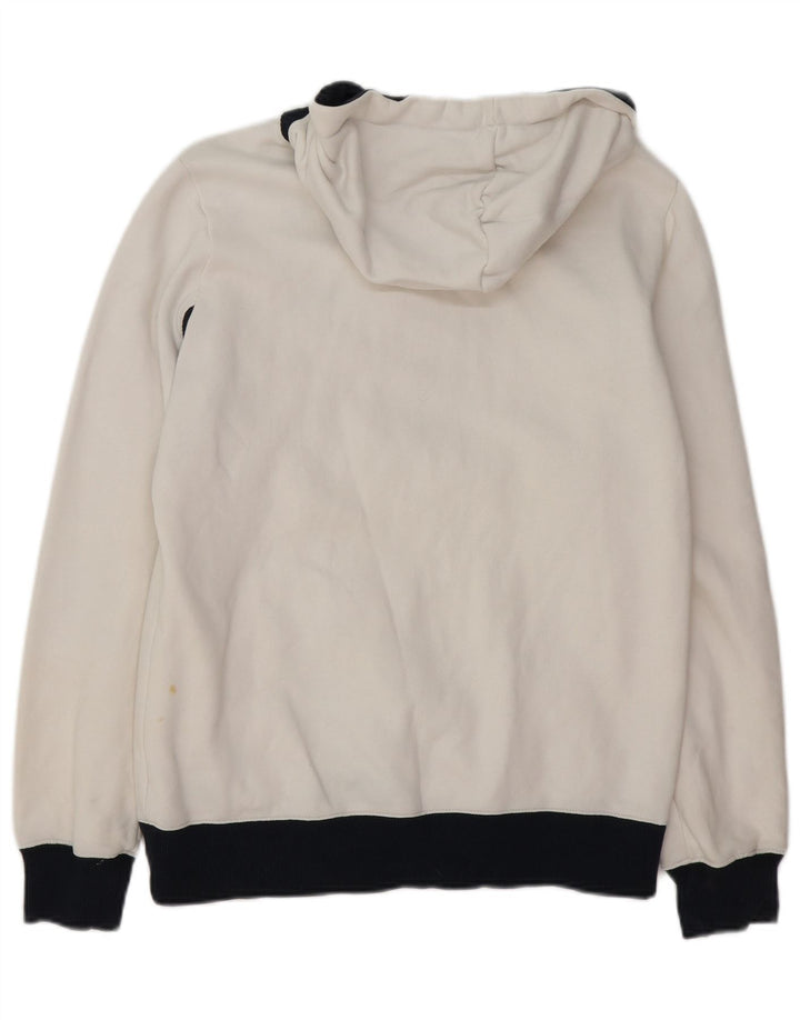 Jumper feminino com capuz gráfico CONVERSE UK 18 XL algodão branco
