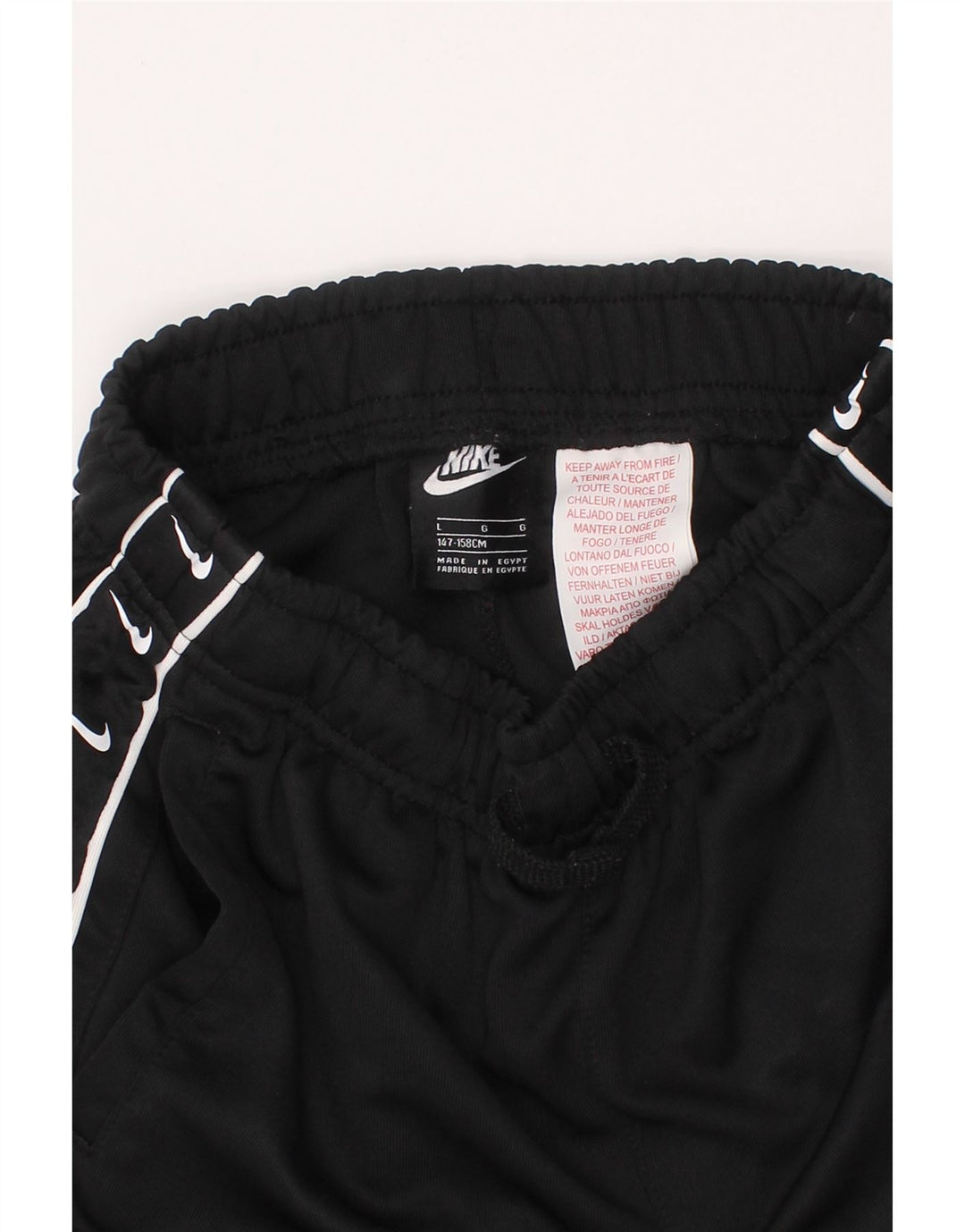 Shorts esportivos gráficos NIKE para meninos 12-13 anos, grande, preto, poliéster