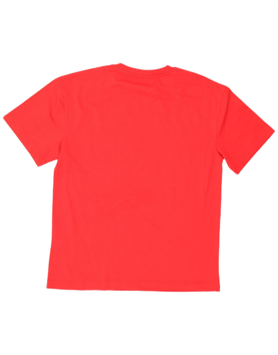 Camiseta masculina Zara Top grande de algodão vermelho