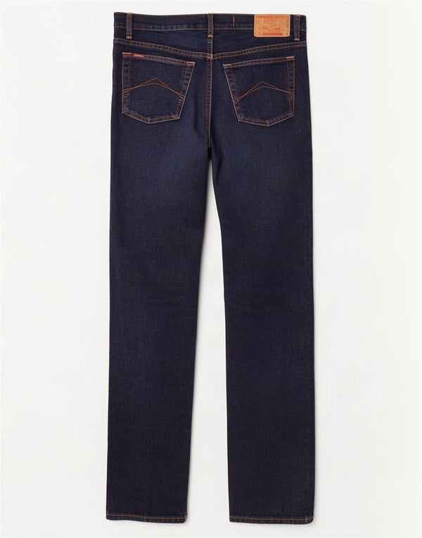 Carrera Mens Straight Jeans IT 48 Médio W33 L34 Azul Marinho Algodão