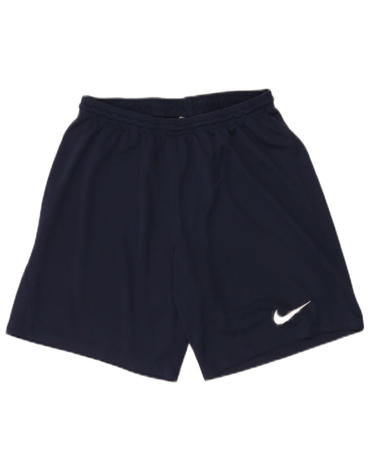 Shorts esportivos masculinos Nike Dri Fit grandes poliéster azul marinho